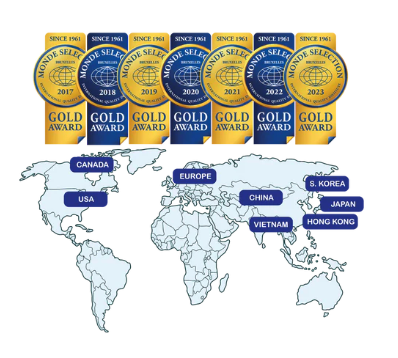 Award-Winning, Globally Recognized - Nature Medic's Fucoidan has gained the trust and admiration of customers across the world, including in the United States, Japan, Vietnam, South Korea, China, Hong Kong, Canada, and Europe. Notably, Nature Medic’s Fucoidan products have been recognized for their excellence by receiving the Gold Award from Monde Selection, a globally recognized organization that evaluates the quality of consumer products, including health supplements, for 7 consecutive years, from 2017 to 2023. Award-Winning, Globally Recognized - Nature Medic's Fucoidan has gained the trust and admiration of customers across the world, including in the United States, Japan, Vietnam, South Korea, China, Hong Kong, Canada, and Europe. Notably, Nature Medic’s Fucoidan products have been recognized for their excellence by receiving the Gold Award from Monde Selection, a globally recognized organization that evaluates the quality of consumer products, including health supplements, for 7 consecutive years, from 2017 to 2023.