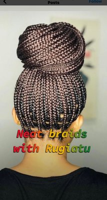 Singles waist length. - These are just a few of Neat Braids by Rugiatu. Please feel free to check out some of my fantastic works on yelp. With over twenty years of experience. We work diligently to accomplish best results with very little time in respect of our customers time. Experienced ladies with high quality and performance guaranteed. Clean and safe environment. Singles waist length. - These are just a few of Neat Braids by Rugiatu. Please feel free to check out some of my fantastic works on yelp. With over twenty years of experience. We work diligently to accomplish best results with very little time in respect of our customers time. Experienced ladies with high quality and performance guaranteed. Clean and safe environment.
