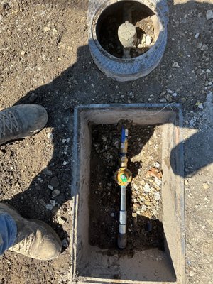 Installing Pressure Reducing Valve - One of our customers had 120lbs of water pressure which destroys home and business fixtures. The pressure reducing valve broke. We installed a new pressure reducing valve to bring the property up to code.