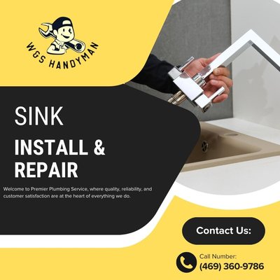 Sink Installation & Repair - Need a Handyman For Sink Install & Repair? Call Today For a Free Estimate Sink Installation & Repair - Need a Handyman For Sink Install & Repair? Call Today For a Free Estimate