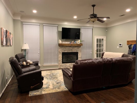 LED Recessed Lighting - Transform your living area with the radiant glow of LED recessed lighting! Say goodbye to dull, shadowy spaces and hello to vibrant illumination that breathes new life into your home. Experience the difference that LED recessed lighting can make in your home. Contact Corey Sly Electrical Service today and let us illuminate your living area with brilliance!"