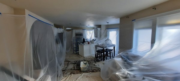 Cabinet painting - fin. Cabinet painting - fin.