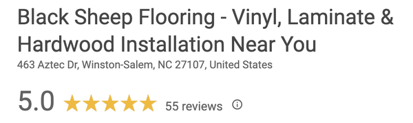 Reviews - At Black Sheep Flooring we are dedicated to making our customers happy.  Check out our other reviews.