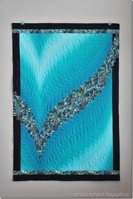Two Fabric Bargello - Bargello quilts are known for being an advanced project, but this class changes that. You will learn how to piece a bargello in one day that uses ombre fabric to create the color changes instead of having to match all those seams. Two Fabric Bargello - Bargello quilts are known for being an advanced project, but this class changes that. You will learn how to piece a bargello in one day that uses ombre fabric to create the color changes instead of having to match all those seams.
