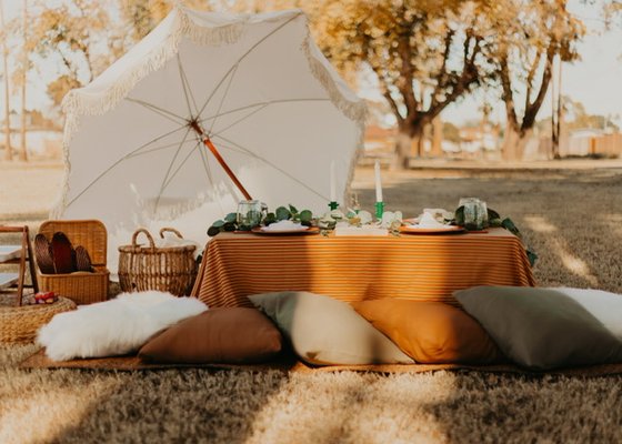 Fall is here! - Through thoughtfully curated picnics, they bring people together to reconnect beyond screens and schedules, surrounded by nature’s beauty and good company. Each setup is crafted with care, blending comfort, elegance, and the spirit of togetherness. We'll craft the coziest fall setting blankets, crisp air and golden light. Come savor the season, unplug and make memories under autumn skies.