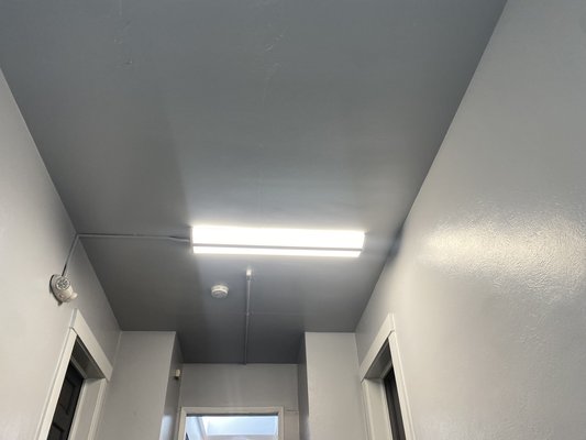 LED Replacements for 100 year old building!! - These led lights were installed to replace outdated fluorescent lights inside of a building that has been standing for over 100 year!! With the new energy savings code taking effect now is a great time to upgrade your lighting to led! This can save more than 30% on your lighting bill!! Give JD Electrical Home Solutions a call to discuss your options today!!