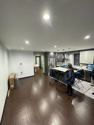 Interior Painting - This is apartment with two bedrooms, I did the painting and plaster and also on the wall inside I installed glass shells Interior Painting - This is apartment with two bedrooms, I did the painting and plaster and also on the wall inside I installed glass shells