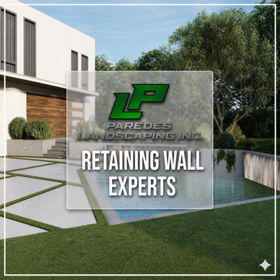 Retaining Walls - At Paredes Landscaping Inc, we understand the importance of a well-maintained outdoor space in enhancing the overall value and appeal of your property. That’s why we use only the highest quality materials and equipment, and work closely with you to ensure that every aspect of the project is completed to your satisfaction. With a commitment to excellence and customer satisfaction, we are confident that we can deliver the exceptional results that you deserve. Retaining Walls - At Paredes Landscaping Inc, we understand the importance of a well-maintained outdoor space in enhancing the overall value and appeal of your property. That’s why we use only the highest quality materials and equipment, and work closely with you to ensure that every aspect of the project is completed to your satisfaction. With a commitment to excellence and customer satisfaction, we are confident that we can deliver the exceptional results that you deserve.