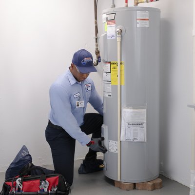 Water Heater Repair & Replacement - Roto-Rooter offers 24-hour emergency water heater service. We service conventional and tankless water heaters, whether gas or electric. Your household will have hot water again as quickly as possible - in many cases, the same day. *Service offerings may vary by location Water Heater Repair & Replacement - Roto-Rooter offers 24-hour emergency water heater service. We service conventional and tankless water heaters, whether gas or electric. Your household will have hot water again as quickly as possible - in many cases, the same day. *Service offerings may vary by location