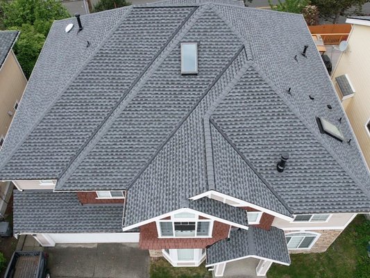 Feras's New Roof - This Pewter Gray roof, installed with GAF Timberline UHDZ, is all about premium finish and performance!