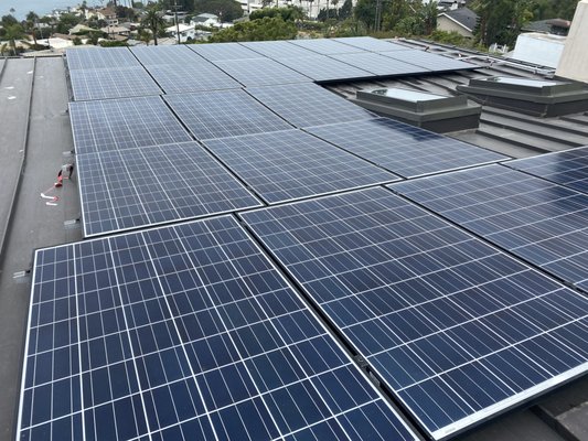 Solar Panel Cleaning - This was a Solar panel cleaning job!