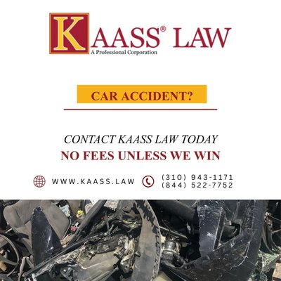 Car Accident Case | Car Accident Attorney - At KAASS LAW, we understand that being in a car accident is stressful, overwhelming, and life-changing. Our Glendale personal injury and car accident attorneys are here to guide you every step of the way, making sure you get the compensation you deserve while you focus on healing.
From minor fender-benders to serious collisions, we handle all types of car accident cases. Our team works closely with clients, investigating the accident, documenting injuries, and negotiating with insurance companies—always fighting for fair settlements. When necessary, we are not afraid to take a case to court to protect your rights.
Our portfolio includes real cases where we have helped clients recover for medical bills, lost wages, property damage, and more. Every photo tells a story—from accident scenes to settlements—showing our dedication to helping clients rebuild their lives.
✅ Experienced car accident attorneys in Glendale
✅ Personalized guidance tailored to your case
✅ Proven results in personal injury claims
If you have been injured in a car accident, KAASS LAW is ready to stand by your side. Contact us today for a free consultation and see why so many clients trust our Glendale law firm. Car Accident Case | Car Accident Attorney - At KAASS LAW, we understand that being in a car accident is stressful, overwhelming, and life-changing. Our Glendale personal injury and car accident attorneys are here to guide you every step of the way, making sure you get the compensation you deserve while you focus on healing.
From minor fender-benders to serious collisions, we handle all types of car accident cases. Our team works closely with clients, investigating the accident, documenting injuries, and negotiating with insurance companies—always fighting for fair settlements. When necessary, we are not afraid to take a case to court to protect your rights.
Our portfolio includes real cases where we have helped clients recover for medical bills, lost wages, property damage, and more. Every photo tells a story—from accident scenes to settlements—showing our dedication to helping clients rebuild their lives.
✅ Experienced car accident attorneys in Glendale
✅ Personalized guidance tailored to your case
✅ Proven results in personal injury claims
If you have been injured in a car accident, KAASS LAW is ready to stand by your side. Contact us today for a free consultation and see why so many clients trust our Glendale law firm.