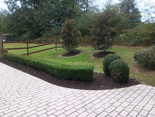 Landscape - We do complete landscape from trimming ,Mulching tree trimming ,weed control and much more . Landscape - We do complete landscape from trimming ,Mulching tree trimming ,weed control and much more .