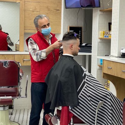 Men’s Haircut - Haircuts and Royal Shave at Barber Shop NYC 302 w 50th st in Midtown West near Hells Kitchen New York