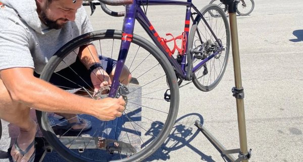 Mobile Bicycle Services - Needing mobile bicycle services while out riding or racing can be extremely stressful. Hitchwheels Mobile Bicycle Repair Shop will meet you where you are with our mobile bicycle services. Gone are the days when a popped tire or a broken chain meant that your riding day was over! Being mobile means bringing the bike shop to you and delivering the same quality service and customer care. For more information about our bike repairs, contact us at Hitchwheels Mobile Bicycle Repair Shop today!
Services start at $85 and include:
Complete Safety Inspection
Adjust Front & Rear Brakes
Adjust Front & Rear Derailleurs
Light True Front & Rear Wheels
Adjust Headset & Bottom Bracket
Nut & Bolt Inspection
Check Cables for Wear
Lubricate Moving Parts & External Moving Parts
Check Tire Pressure
Free bike detailing
Torque To Specifications
Crank Bolts, Chainring Bolts, Pedals, Seat & Seatpost Bolts,
Stem & Handlebar Bolts, Bar Ends, Bolts and/or Quick Release Mechanisms Wheels
Call us today to schedule your inspection! Mobile Bicycle Services - Needing mobile bicycle services while out riding or racing can be extremely stressful. Hitchwheels Mobile Bicycle Repair Shop will meet you where you are with our mobile bicycle services. Gone are the days when a popped tire or a broken chain meant that your riding day was over! Being mobile means bringing the bike shop to you and delivering the same quality service and customer care. For more information about our bike repairs, contact us at Hitchwheels Mobile Bicycle Repair Shop today!
Services start at $85 and include:
Complete Safety Inspection
Adjust Front & Rear Brakes
Adjust Front & Rear Derailleurs
Light True Front & Rear Wheels
Adjust Headset & Bottom Bracket
Nut & Bolt Inspection
Check Cables for Wear
Lubricate Moving Parts & External Moving Parts
Check Tire Pressure
Free bike detailing
Torque To Specifications
Crank Bolts, Chainring Bolts, Pedals, Seat & Seatpost Bolts,
Stem & Handlebar Bolts, Bar Ends, Bolts and/or Quick Release Mechanisms Wheels
Call us today to schedule your inspection!