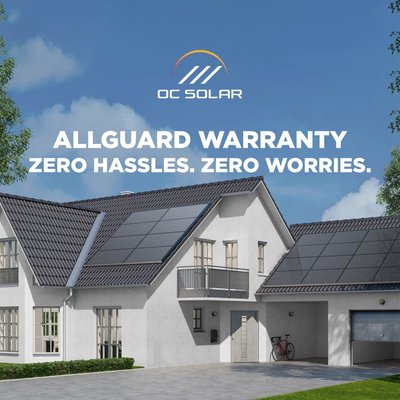 AllGuard Warranty - As the exclusive Panasonic Elite Dealer in Orange County, OC Solar Installation proudly offers the exclusive AllGuard Warranty by Panasonic. This comprehensive 25-year protection plan covers your entire solar system, a testament to the strength and reliability of Panasonic. Investing in a solar energy system is a significant home improvement decision, and with AllGuard, rest assured that you only pay for it once. AllGuard Warranty - As the exclusive Panasonic Elite Dealer in Orange County, OC Solar Installation proudly offers the exclusive AllGuard Warranty by Panasonic. This comprehensive 25-year protection plan covers your entire solar system, a testament to the strength and reliability of Panasonic. Investing in a solar energy system is a significant home improvement decision, and with AllGuard, rest assured that you only pay for it once.