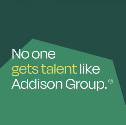 Find your next perfect fit. Connecting talent with opportunities for 25+ years - At Addison Group, we understand what it takes to find a new role. We also know that finding a company that matches your goals and appreciates everything you bring to the table makes all the difference. So don’t settle for what’s there. Let us find you the job that fits. Put Addison Group’s decades of staffing experience to work for you when looking for your next career opportunity. Addison Group specializes in matching great talent with great opportunities in several practice areas, including: Information Technology, Finance, Accounting, Human Resources, Administrative, Healthcare, Digital Marketing, and Engineering. No one gets talent like Addison Group.® Find your next perfect fit. Connecting talent with opportunities for 25+ years - At Addison Group, we understand what it takes to find a new role. We also know that finding a company that matches your goals and appreciates everything you bring to the table makes all the difference. So don’t settle for what’s there. Let us find you the job that fits. Put Addison Group’s decades of staffing experience to work for you when looking for your next career opportunity. Addison Group specializes in matching great talent with great opportunities in several practice areas, including: Information Technology, Finance, Accounting, Human Resources, Administrative, Healthcare, Digital Marketing, and Engineering. No one gets talent like Addison Group.®