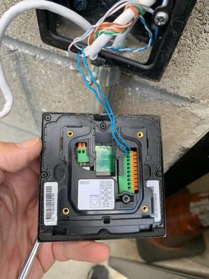 Akuvox X915s Intercom Repair - For this project, our team was called to repair an Akuvox X915s intercom system that was no longer working properly. To ensure a thorough and professional fix, we set up a dedicated repair station on-site and carefully tested each component.
The result? A fully restored intercom system, giving our client back the reliable communication and secure entry they depend on every day. Akuvox X915s Intercom Repair - For this project, our team was called to repair an Akuvox X915s intercom system that was no longer working properly. To ensure a thorough and professional fix, we set up a dedicated repair station on-site and carefully tested each component.
The result? A fully restored intercom system, giving our client back the reliable communication and secure entry they depend on every day.
