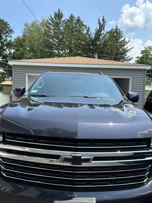 Full Interior and Full Exterior 2022 Chevy Tahoe - After spring and summer sports, this Tahoe needed a deep interior cleaning, and an exterior decontamination wash and polish to restore shine to its paint. Full Interior and Full Exterior 2022 Chevy Tahoe - After spring and summer sports, this Tahoe needed a deep interior cleaning, and an exterior decontamination wash and polish to restore shine to its paint.