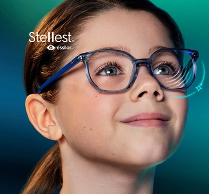 Stellest® Lenses for Kids | EuroOptica UES - Discover Stellest® lenses for kids at EuroOptica UES, designed to help manage myopia progression while providing clear, comfortable everyday vision. These advanced pediatric lenses support long-term eye health and are ideal for children experiencing increasing nearsightedness. Our team provides personalized fittings and expert guidance for growing visual needs.