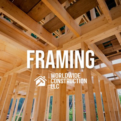 FRAMING - Need framing for he construction of your home or building? Call now