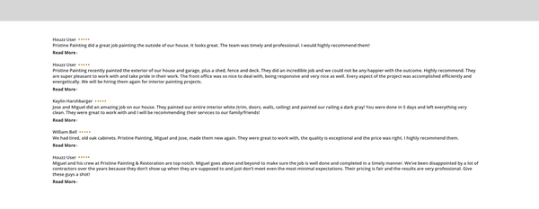 Testimonials - Ask Our Customers! - Just ask our customers what they think!