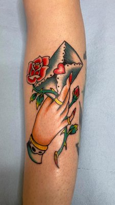 American Traditional by Peter @peter__hawks - Peter is a well-rounded tattooer, coming from a walk-in shop background. While he enjoys making illustrative tattoos based on fantasy subject matter he is down for just about any idea you have! Whether it's American Traditional, Japanese, Black and Grey, Lettering or Fineline tattooing he's excited to make your tattoo dreams a reality. American Traditional by Peter @peter__hawks - Peter is a well-rounded tattooer, coming from a walk-in shop background. While he enjoys making illustrative tattoos based on fantasy subject matter he is down for just about any idea you have! Whether it's American Traditional, Japanese, Black and Grey, Lettering or Fineline tattooing he's excited to make your tattoo dreams a reality.