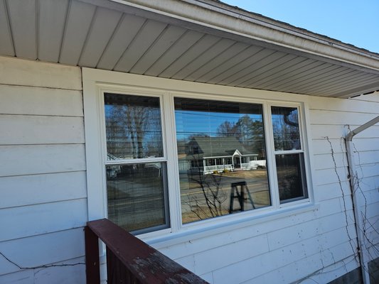 Window Replacement - Custom window replacements at a house in the Berkshires. Window Replacement - Custom window replacements at a house in the Berkshires.