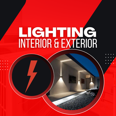 Lighting interior and exterior - lighting interior and exterior. Lighting interior and exterior - lighting interior and exterior.