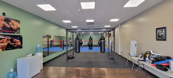 Come try out the gym! - Channel your inner fighter and get fit. Although HIIT (High-Intensity Interval Training) has garnered popularity in the studio fitness realm, it is still a derivative of the original interval training from traditional boxing. At Mansfield Boxing Club (MBC), members can have a fitness class experience while learning the concepts and mechanics of the sport of boxing. Burn calories, build strength, and improve agility while learning the footwork and punches of a boxer. No prior experience is needed – just bring your fighting spirit. Come try out the gym! - Channel your inner fighter and get fit. Although HIIT (High-Intensity Interval Training) has garnered popularity in the studio fitness realm, it is still a derivative of the original interval training from traditional boxing. At Mansfield Boxing Club (MBC), members can have a fitness class experience while learning the concepts and mechanics of the sport of boxing. Burn calories, build strength, and improve agility while learning the footwork and punches of a boxer. No prior experience is needed – just bring your fighting spirit.