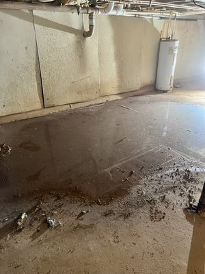 Basement waterproofing - Took a wet and damp basement and made it dry, we installed an internal waterproofing system in floor, with sump pump.