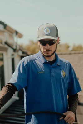 The Primetime Crew - Meet the Primetime Cleaning Services crew! We’re a local, licensed, and insured exterior cleaning company proudly serving Roseville and surrounding communities for over 10 years. Our team specializes in window cleaning, gutter cleaning, roof and moss cleaning, pressure washing, solar panel cleaning, and more.

We take pride in showing up on time, treating every home with care, and delivering the kind of work we’d expect at our own homes. When you hire Primetime, you’re supporting a local business and getting an experienced crew that takes pride in doing the job right.