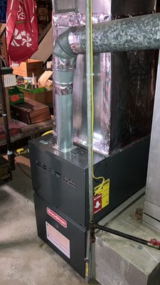 Gas furnace exhaust replacement - The old exhaust was rusted really bad! Time for a replacement! Gas furnace exhaust replacement - The old exhaust was rusted really bad! Time for a replacement!