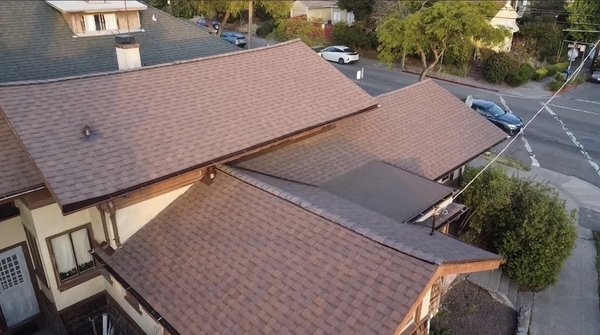 Shingle roof replacement (heather blend) - This is a residential shingle roof we completed in Berkeley using certainteed heather blend shingles Shingle roof replacement (heather blend) - This is a residential shingle roof we completed in Berkeley using certainteed heather blend shingles