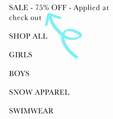 75% OFF Online Summer Items - 75% OFF online all Summer consigned items!
Final sale on discounted items.
Ship or pick up at Warm Wick.

Visit website to redeem offer: https://shopcharlieandgrace.com/
