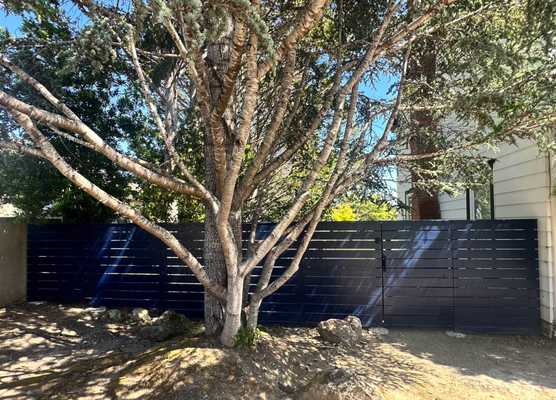 Fence & Gate - The customer wants a stylish wooden pattern fence