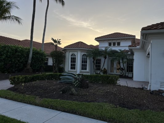Landscaping - The owner wanted a new look with fresh landscaping and sod, as well as new landscape lighting. Landscaping - The owner wanted a new look with fresh landscaping and sod, as well as new landscape lighting.