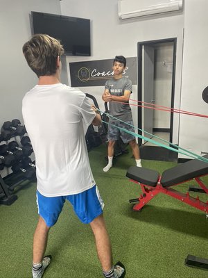 Youth Training - We teach kids how to properly train and improve athletic performance with safety being our top priority. We design programs to improve strength, power, balance and coordination for kids of varying in ages and ability. Don't just send your kids to any gym, send them to experts!