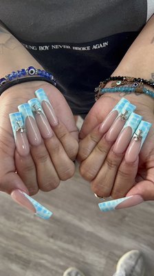 Long nails design - 🎁MON/TUE 10% off for Students. ❤️WED/THU 10% off for Medical Staffs & Teachers. 🎂20% Off Birthday. 🆔MUST SHOW ID. 📲Call (832) 886-4738 📲 832-991-9333for appointment Long nails design - 🎁MON/TUE 10% off for Students. ❤️WED/THU 10% off for Medical Staffs & Teachers. 🎂20% Off Birthday. 🆔MUST SHOW ID. 📲Call (832) 886-4738 📲 832-991-9333for appointment