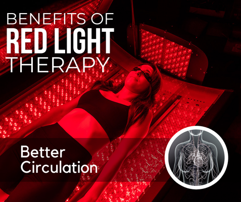 Red Light Therapy - Red light therapy uses red and infra-red wavelengths of light that stimulates the cellular electron transport chain that leads to enhanced ATP synthesis. This provides the cell with more energy priming it to play its part in a natural healing process. Patients are reporting phenomenal results with wound healing, hair growth, cellulite reduction, muscles repair, detoxification, chronic fatigue, pain relief, post workout recovery and more. It is FDA cleared as a class II medical device. Red Light Therapy - Red light therapy uses red and infra-red wavelengths of light that stimulates the cellular electron transport chain that leads to enhanced ATP synthesis. This provides the cell with more energy priming it to play its part in a natural healing process. Patients are reporting phenomenal results with wound healing, hair growth, cellulite reduction, muscles repair, detoxification, chronic fatigue, pain relief, post workout recovery and more. It is FDA cleared as a class II medical device.