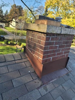 Chimney Flashings and Tuck Pointing - Call Now for your Free Estimate! Serving the Kenosha, Pleasant Prairie, Racine and surrounding areas. Our Company provides comprehensive Interior and Exterior Design Solutions, catering to all your Residential needs. Licensed and Insured. Everything from Painting, Drywall, Insulation, Siding, Fascia, Soffit, Gutters, Windows, Doors, Fences, Roofing, Junk Removal, Flooring, Repairs, and Many More of Your Home Needs. We are Dedicated to Quality Work and Customer Satisfaction... 🏡