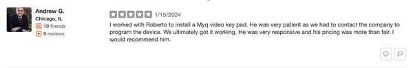 5 Star Reviews!! - Reviews left by previous satisfied clients!