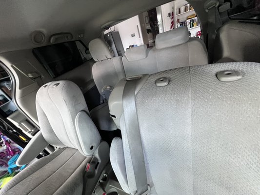 Mini van full detail - Detailed and shampooed with shine protectant, full of stains, crayons floors, and seats