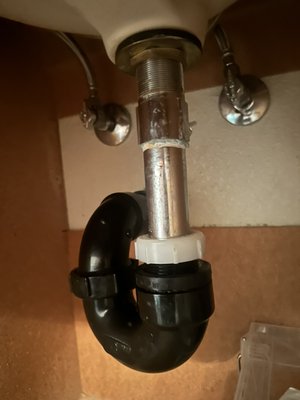 Plumbing - Restroom sink leaking had to replace it Plumbing - Restroom sink leaking had to replace it