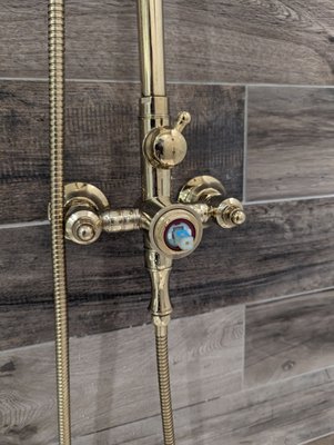 Shower remodel - Shower fixtures replaced with new Shower remodel - Shower fixtures replaced with new