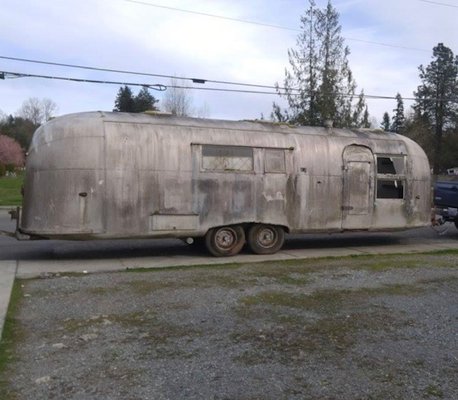 Restored Airstream - This client purchased this unit specifically to have it restored. The unit was in extremely rough shape but we feel it turned out better then new. Restored Airstream - This client purchased this unit specifically to have it restored. The unit was in extremely rough shape but we feel it turned out better then new.