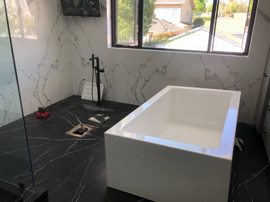 Bathroom Remodel - Check out this new tub install for a bathroom remodel our plumber was a part of! Bathroom Remodel - Check out this new tub install for a bathroom remodel our plumber was a part of!