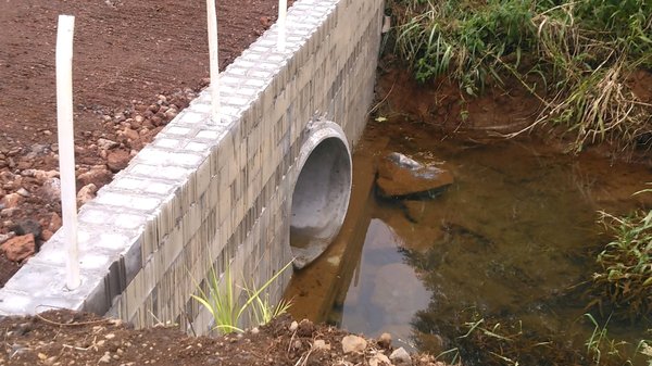 Wainaku River Crossing - In many parts of the island, there are streams and rivers which require a crossing.  This river crossing enabled new owners access to their lot