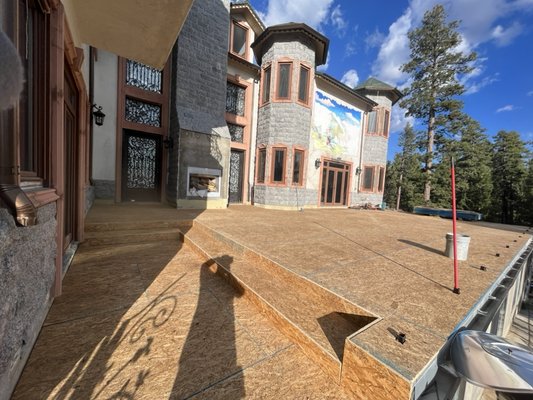 Porch waterproofing - waterproofing done Porch waterproofing - waterproofing done