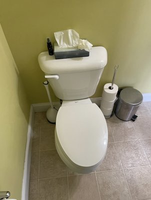 Toilet replace & Install - Removal & install of 2 toilets. Took old ones away.